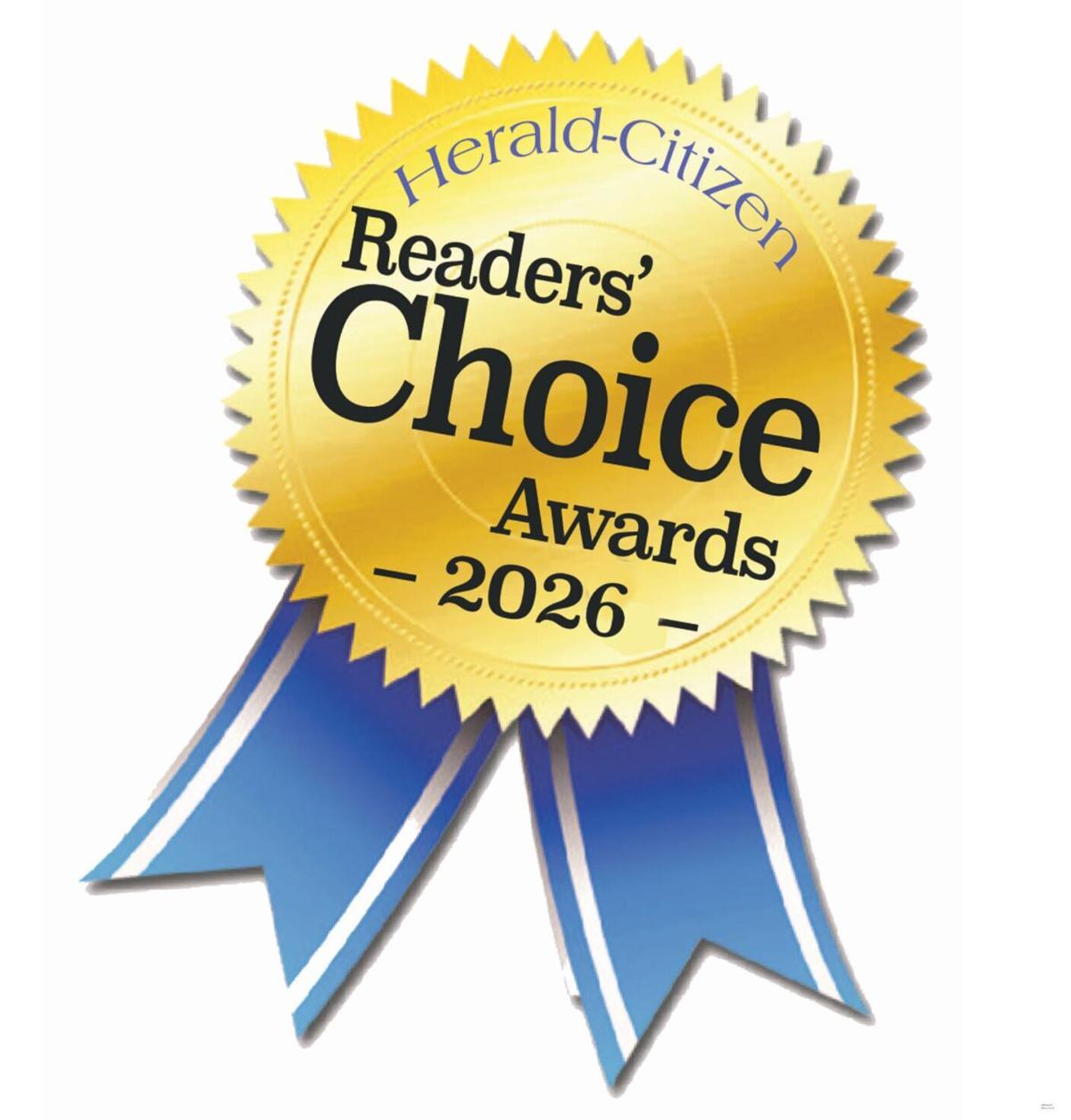 Herald-Citizen Readers’ Choice Awards 2026 badge